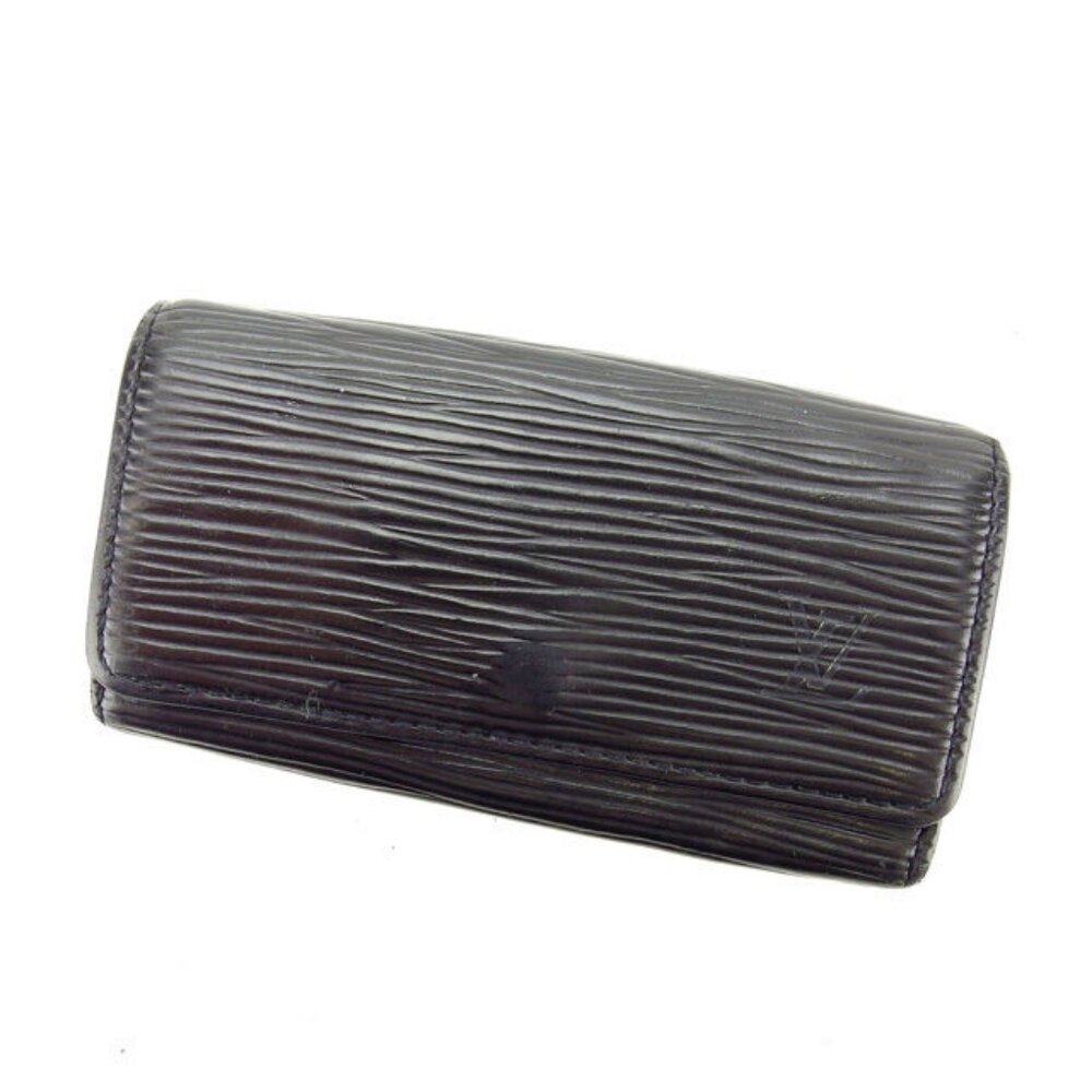 Louis Vuitton Key holder Key case Epi Black Woman Authentic Used